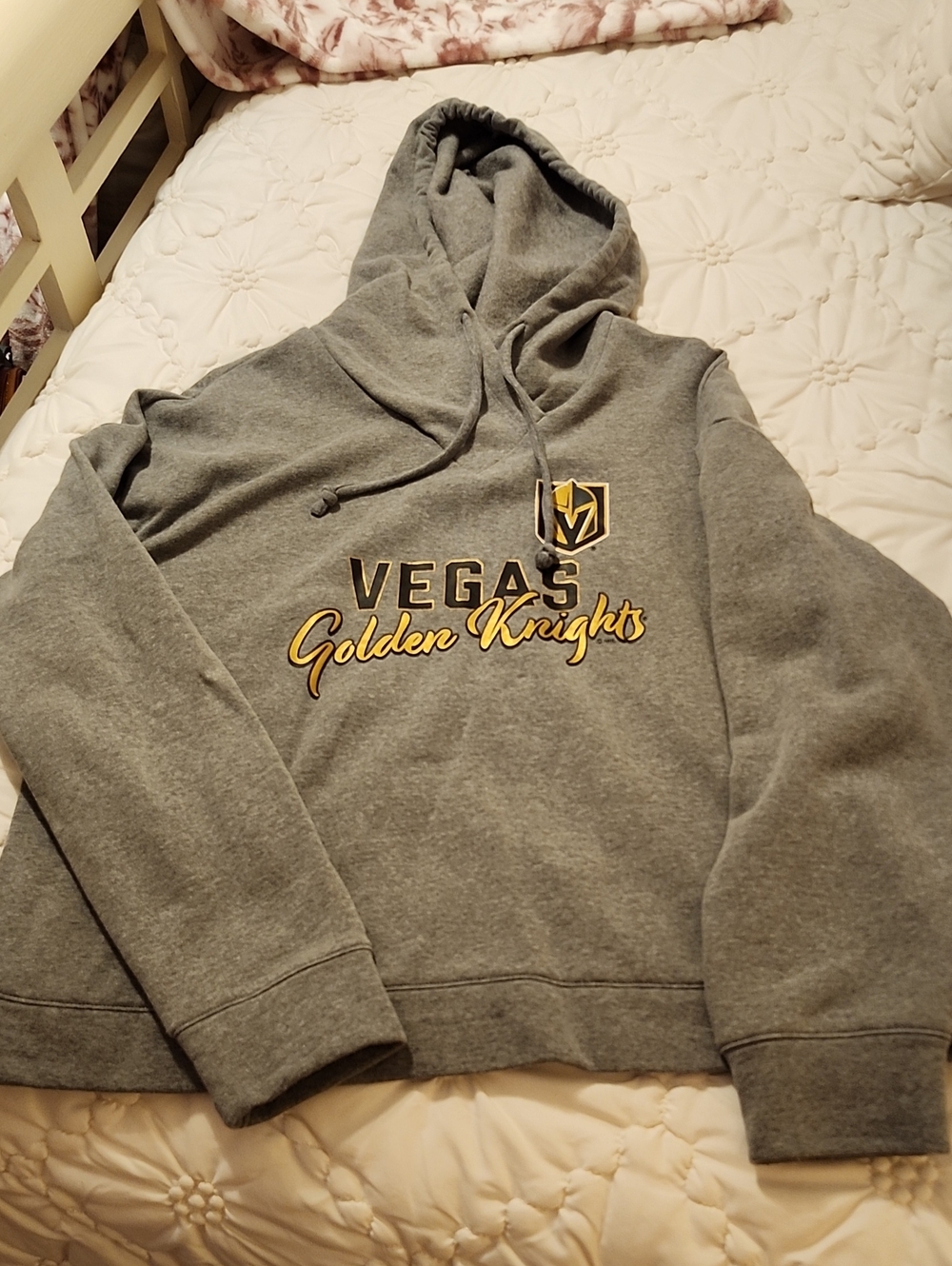 Fanatics Gray Vegas Golden Knights Pullover Hoodie